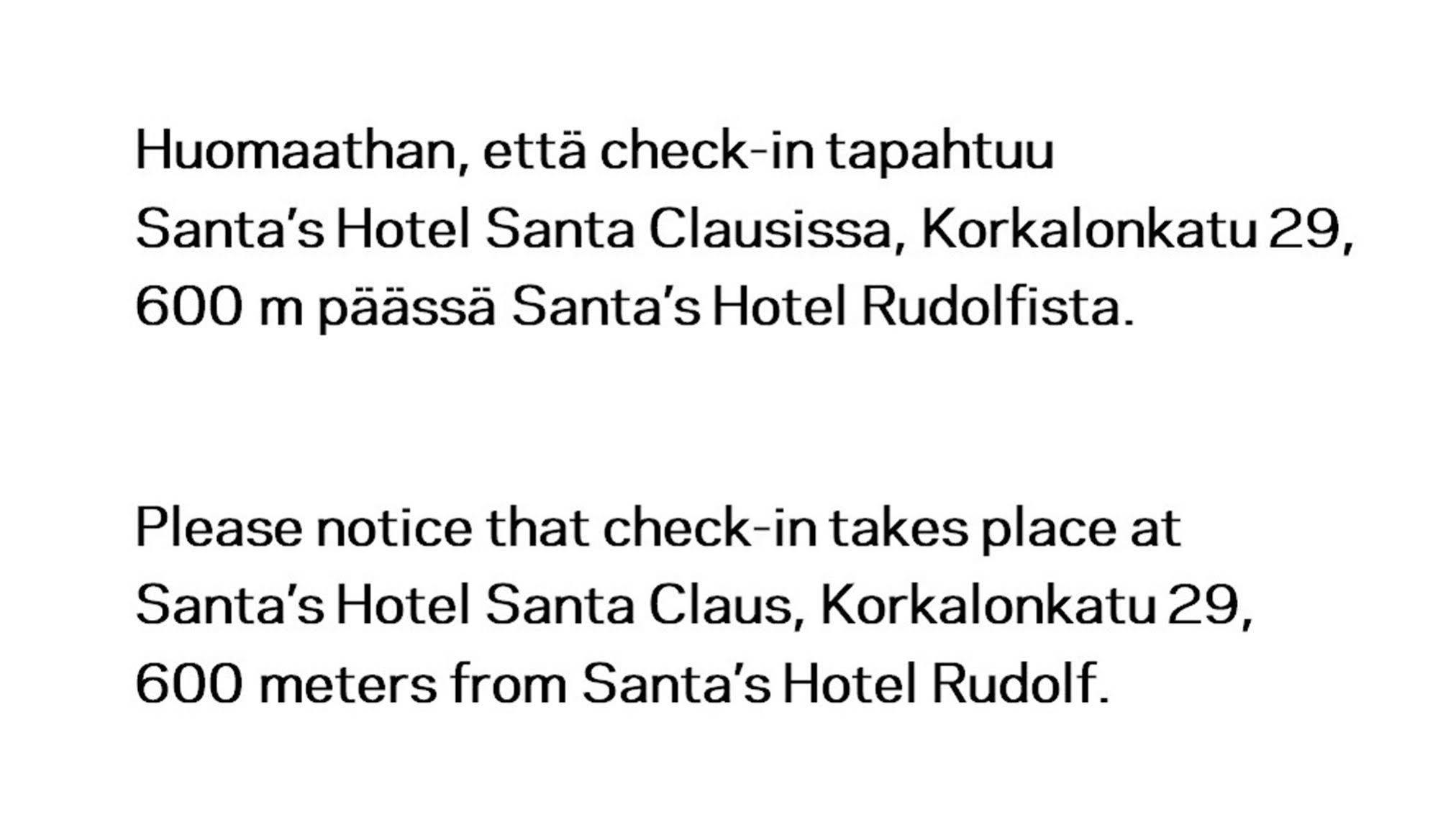 鲁道夫圣诞老人酒店 罗瓦涅米 外观 照片